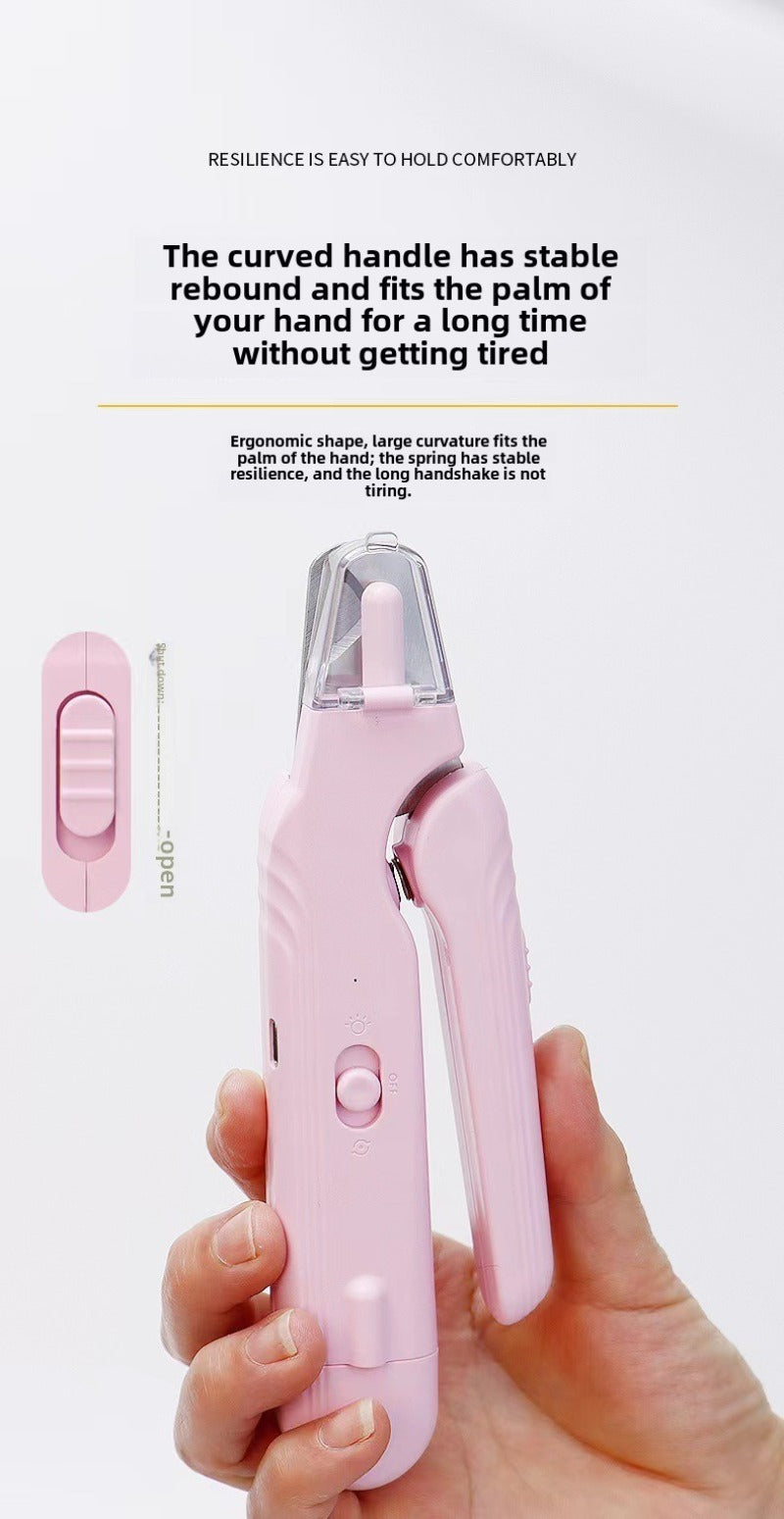 Coupe Griffes 2-en-1 LED Rechargeable