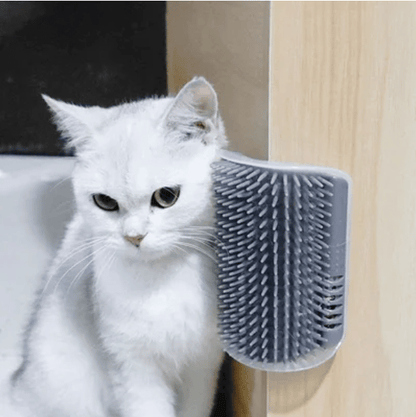 Brosse Murale Chat Auto-Toilettage Angle
