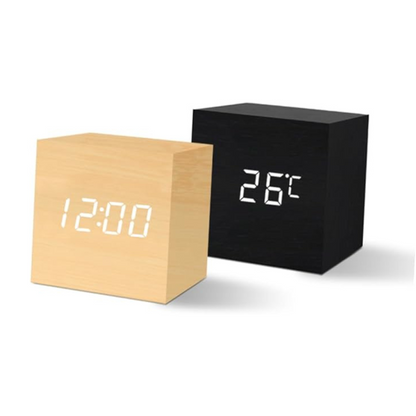 Réveil LED Design Minimaliste & Affichage Automatique