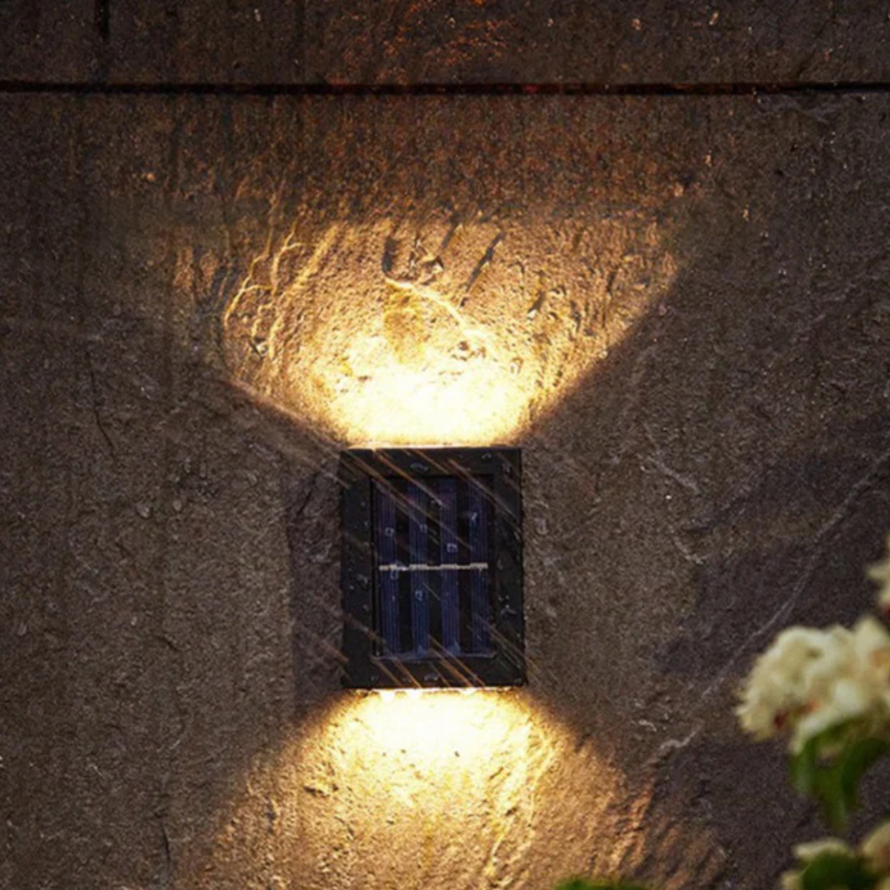 Applique Solaire Murale LED – Haut/Bas – Extérieur