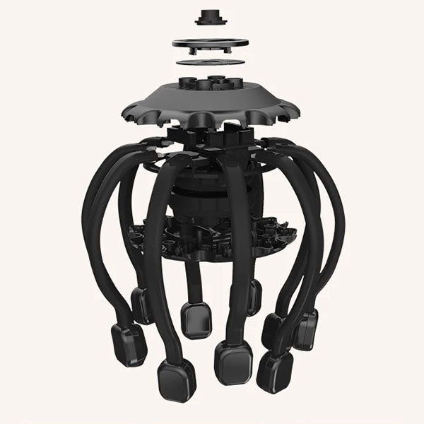 Masseur Crânien Électrique Bluetooth Vibrant