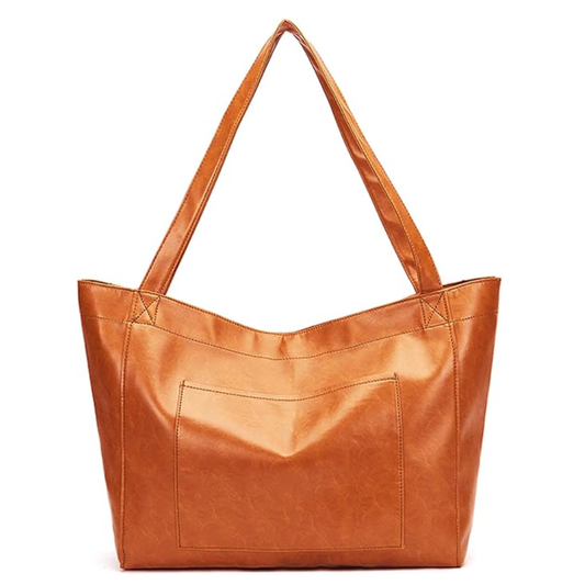 Vérène CarryAll Sac Cabas | Sac d’Épaule Femme en Cuir Végan Premium