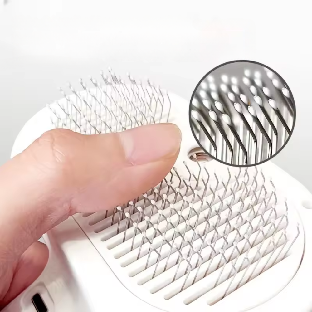 SoftMist Brosse pour Animaux | Démêlage Doux avec Brume