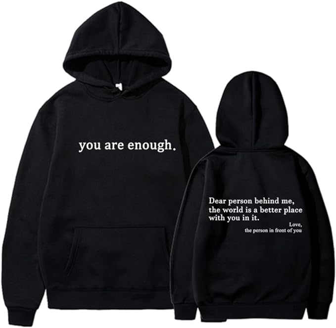 Hoodie Unisexe Message Positif
