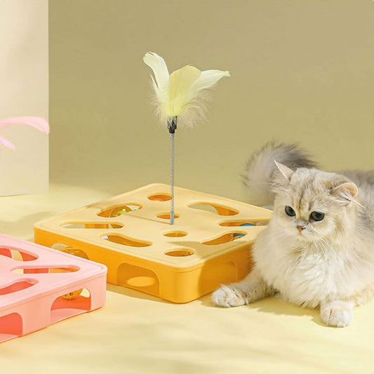 Jeu Puzzle Chat Cache-Cache Interactif