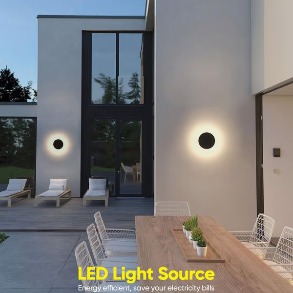 Applique Murale LED Ronde Effet Éclipse