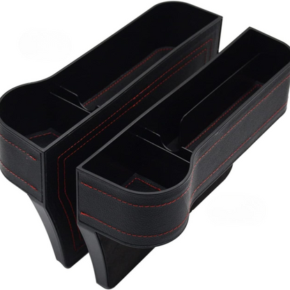 Organisateur de voiture en cuir pour siège | Rangement multifonctionnel pour voiture