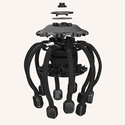 Masseur Crânien Électrique Bluetooth Vibrant