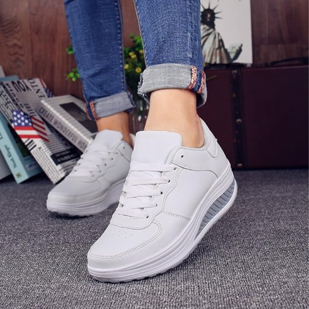 Chaussures de Marche – Semelle Compensée – Confort