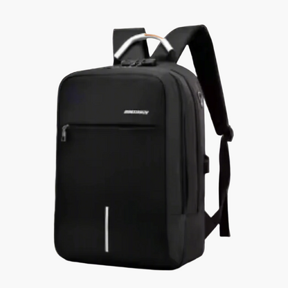 TechGuard Backpack Noir | Sac à Dos Imperméable Grande Capacité