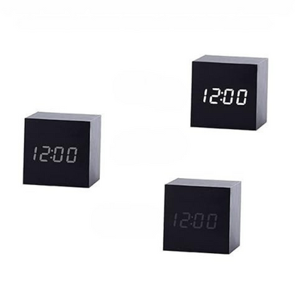 Réveil LED Design Minimaliste & Affichage Automatique