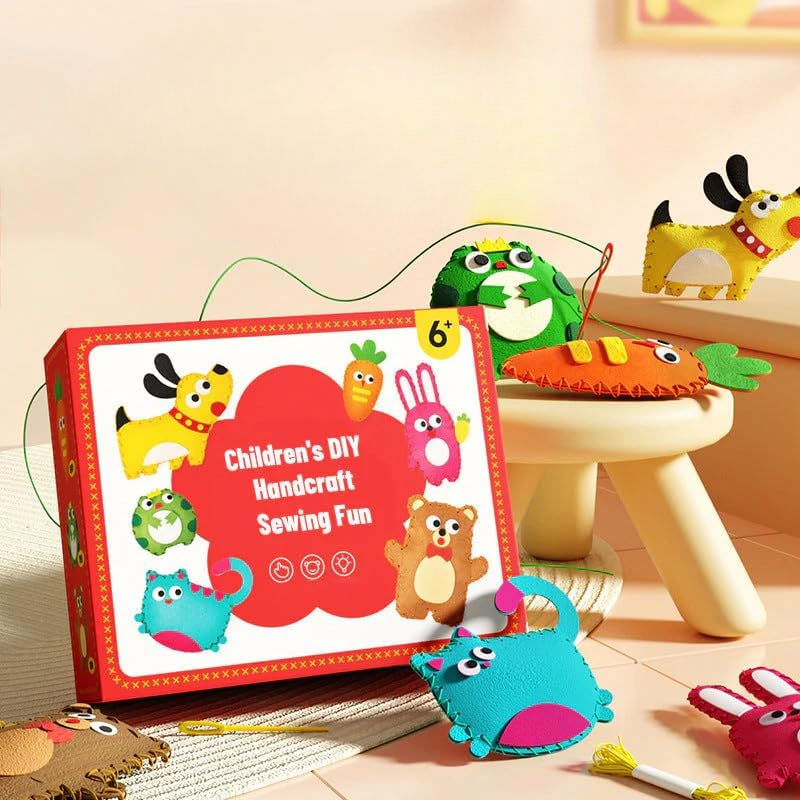 TinyStitch Kit de Couture pour Enfants | Apprentissage Créatif et Ludique