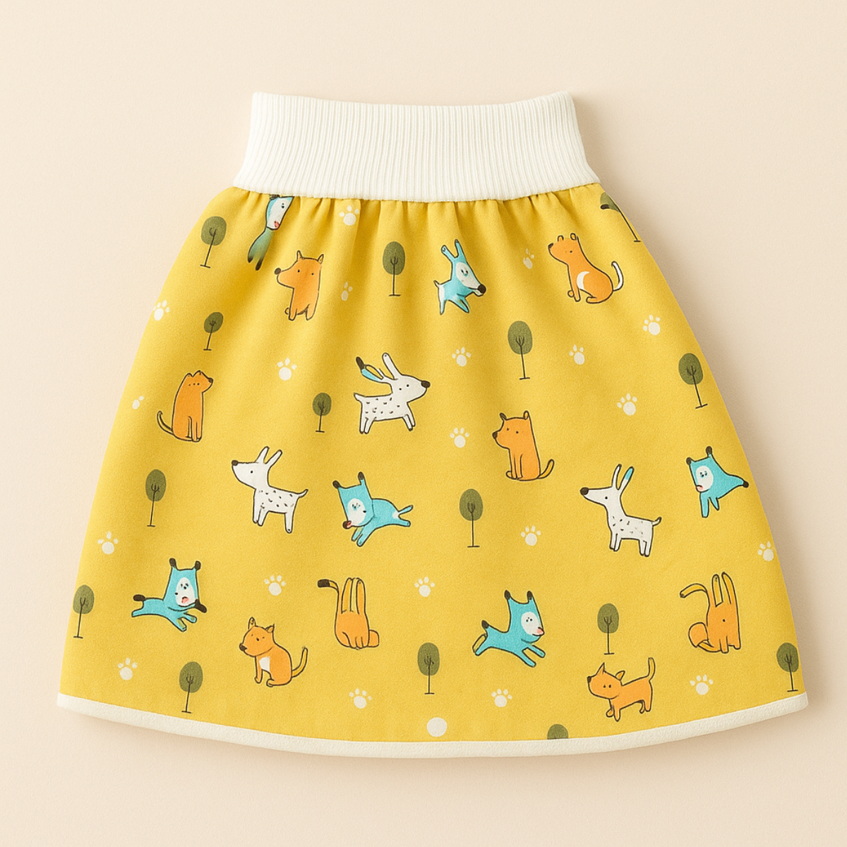 Jupe / Jaune chez les chiens / L (3–6 ans)