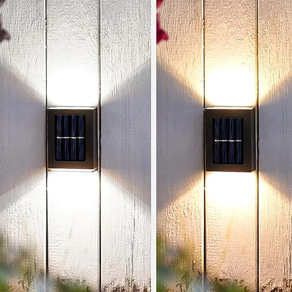 Applique Solaire Murale LED – Haut/Bas – Extérieur