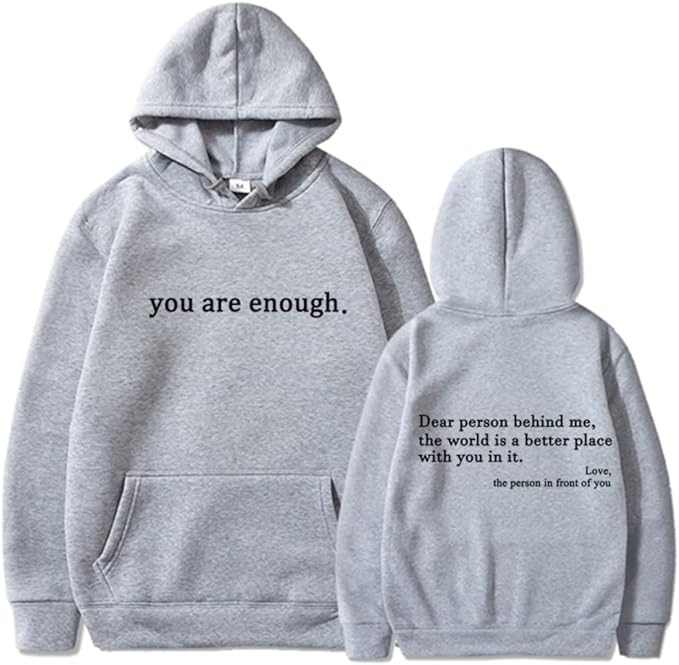 Hoodie Unisexe Message Positif
