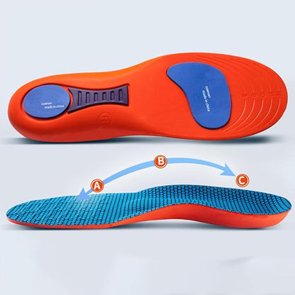 Semelles de Confort – Amorti et Soutien – Pour Chaussures de Sport