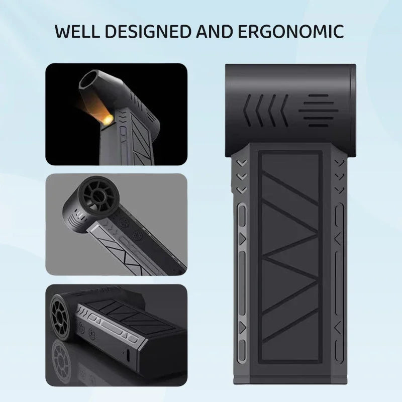 Souffleur Électrique – 3 Vitesses Turbo – Rechargeable