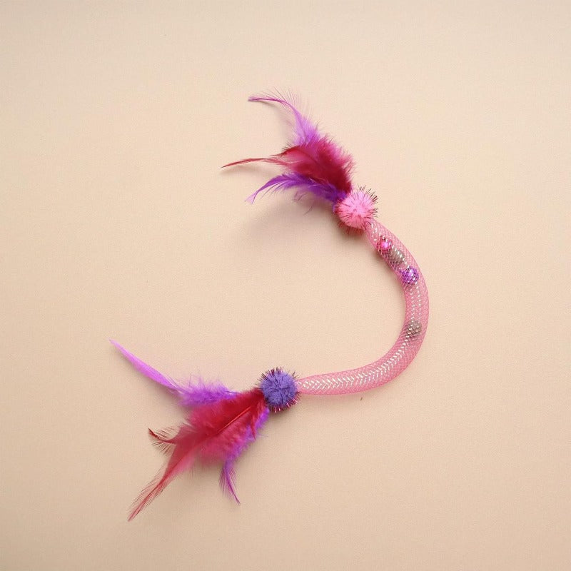 Corde Élastique Chat Plumes Stimulante