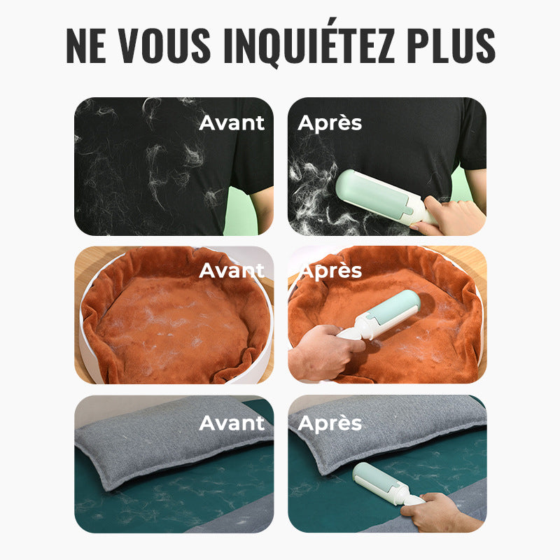Rouleau Anti-Poils Réutilisable Animaux