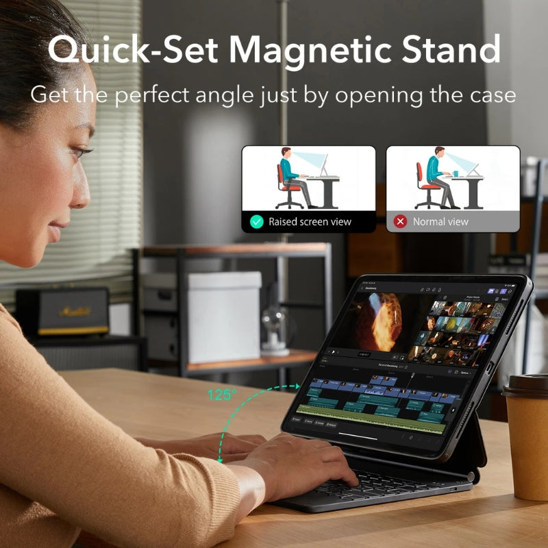 Coque Clavier Magnétique iPad 360°