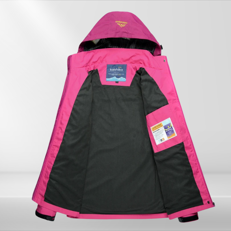 Veste de Randonnée Imperméable – Capuche Réglable – Poches Zippées