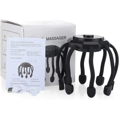 Masseur Crânien Électrique Bluetooth Vibrant
