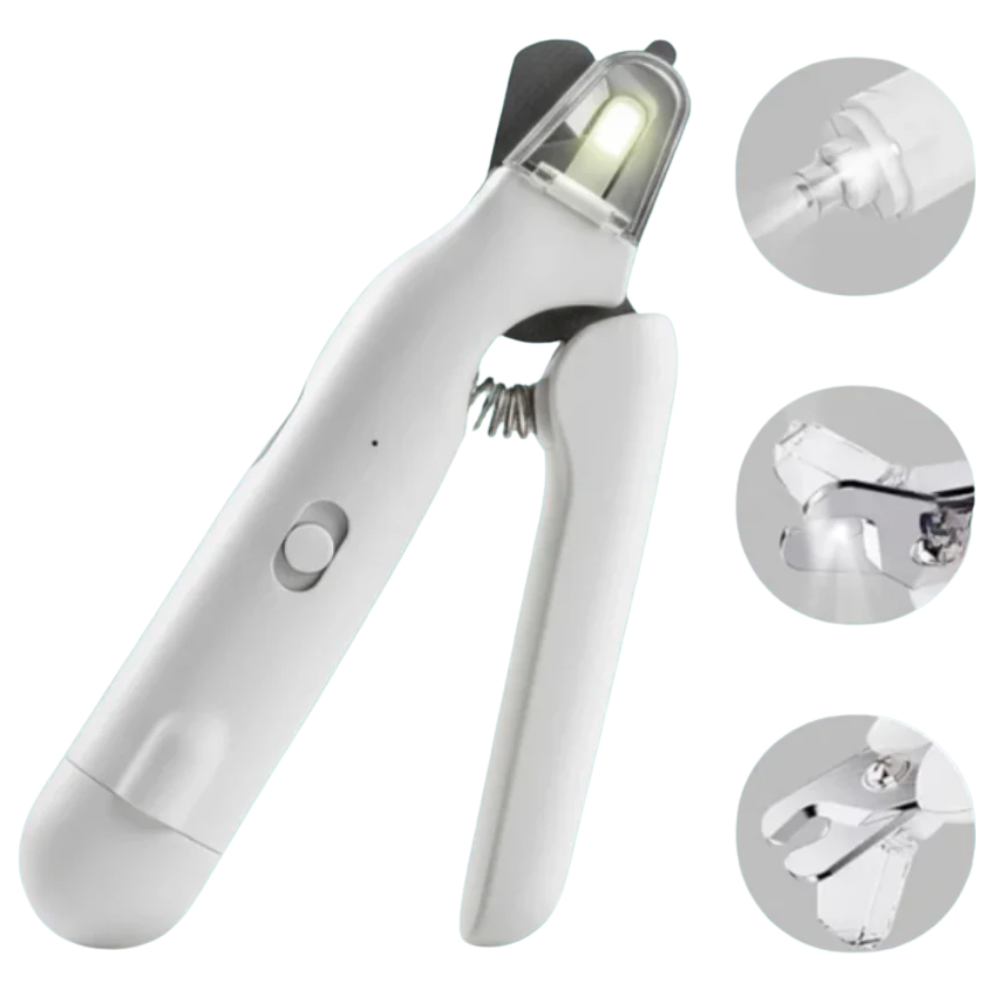 PurrfectTrim Coupe-Ongles LED pour Animaux | Toilettage Sûr et Sans Stress