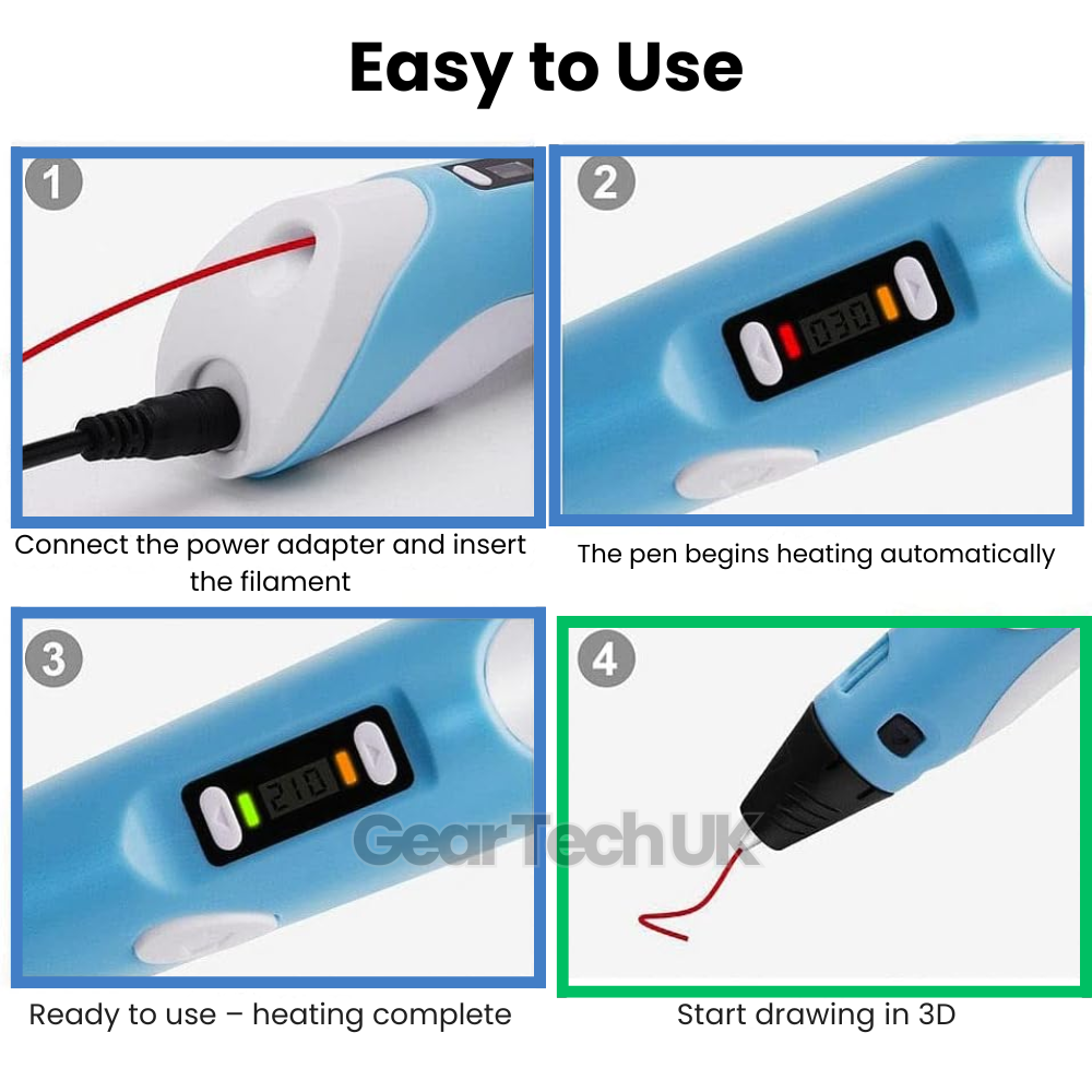 Stylo 3D Créatif Enfant