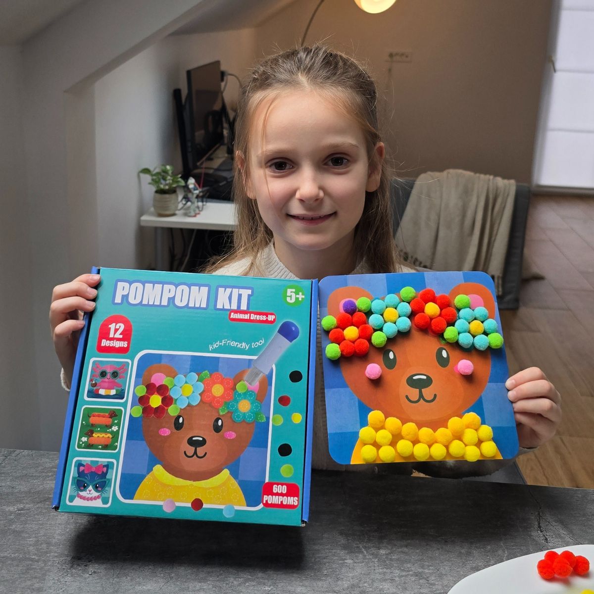 Kit Pompons Créatif Enfants 5+