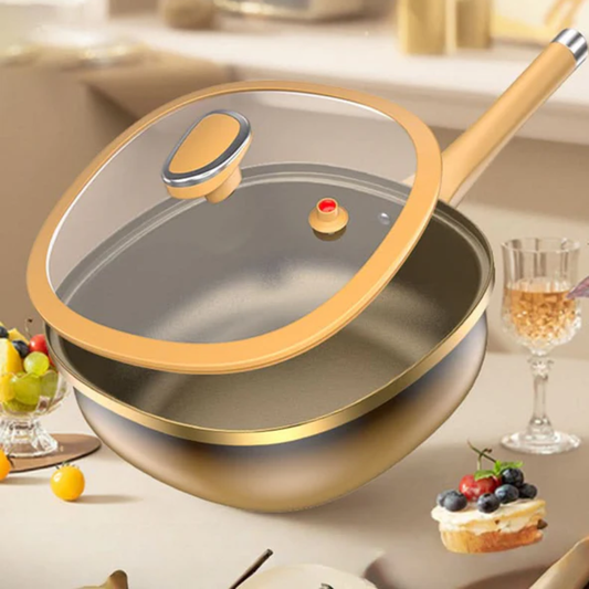 SteamEase Poêle en Titane | Cuisson Vapeur Antiadhésive