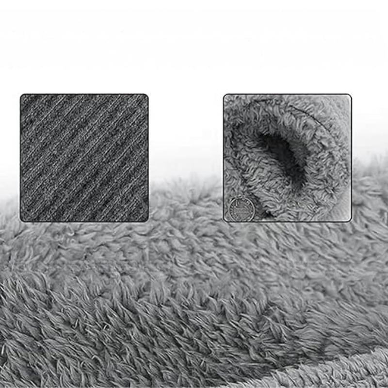 Chaussettes Hautes – Peluche Épaisse – Orteils Ouverts ou Fermés