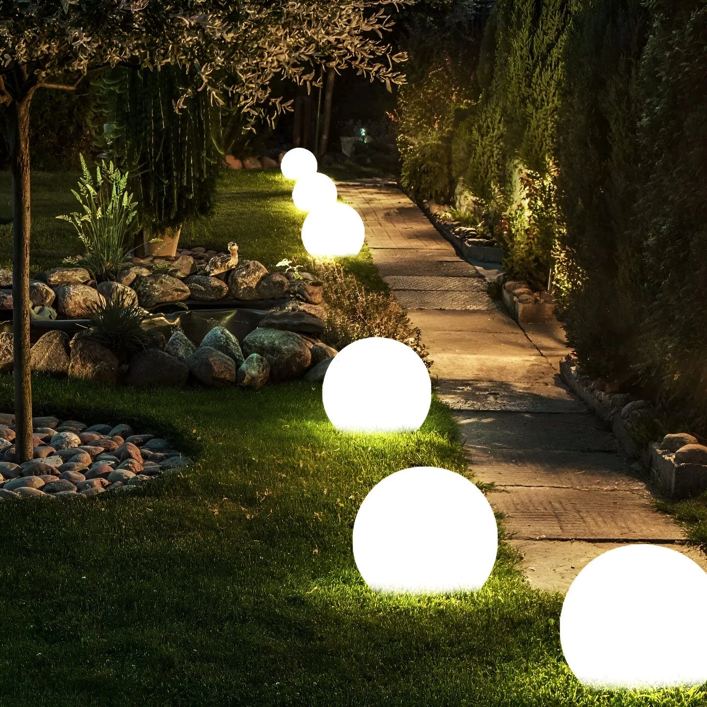 Boule Lumineuse LED Jardin Étanche