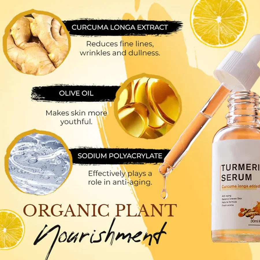 Sérum Curcuma – Anti-Taches – Anti-Âge