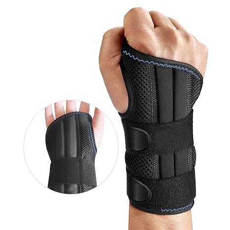 Attelle de Poignet – Ajustable et Respirante – Pour Soutien et Confort