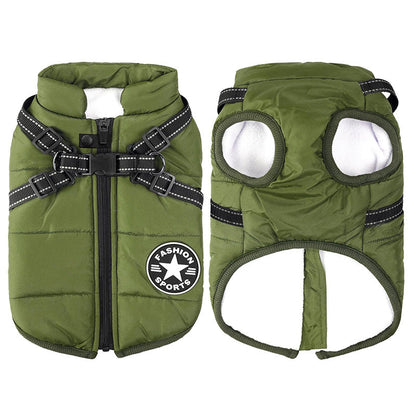 Veste Chien Imperméable Harnais Intégré