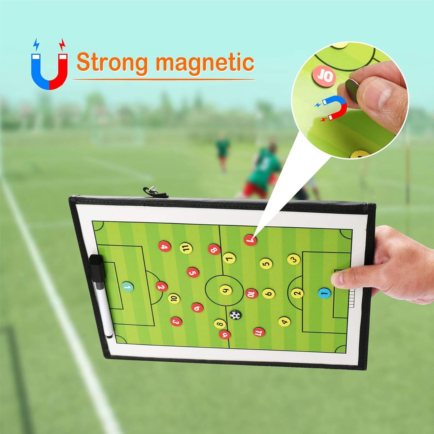 Tableau Tactique Football Magnétique Pliable
