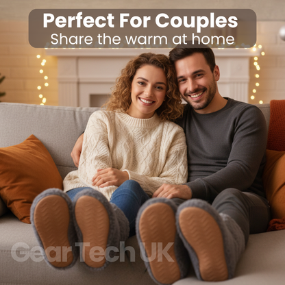 Chaussons Chauffants USB Rechargeables