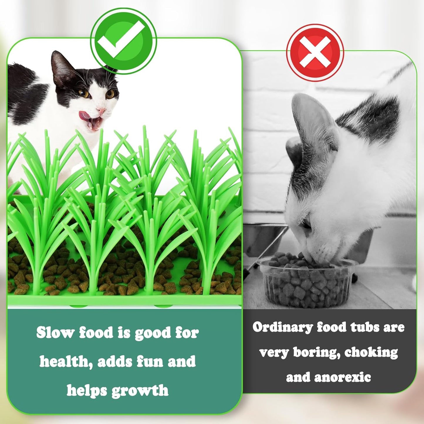 Tapis Léchage Herbe Anti-Glouton Animaux