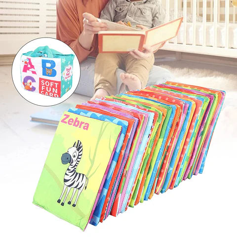 Livre Tissu Bébé – Alphabet – Éveil