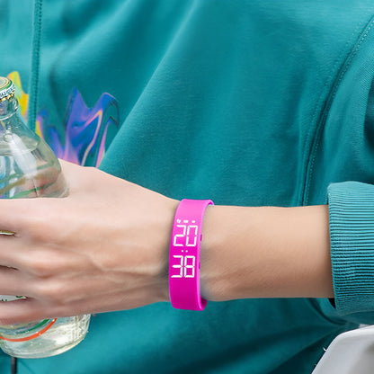 Montre Connectée Étanche Silicone Sport