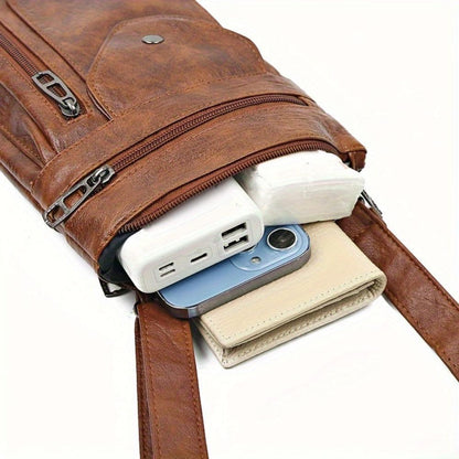 Amélie Bandoulière en Cuir | Sac Bandoulière Compact pour Femme