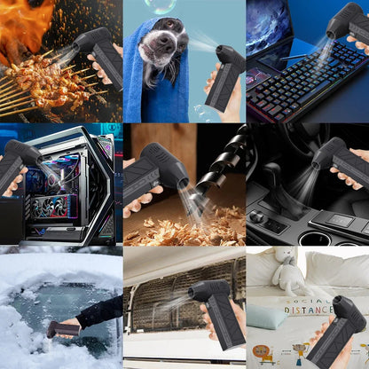 Souffleur Électrique – 3 Vitesses Turbo – Rechargeable