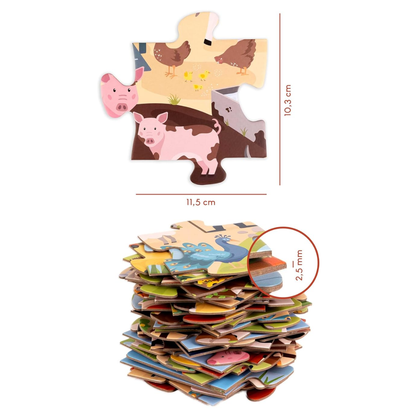 Puzzle de Sol Ferme 48 Pièces