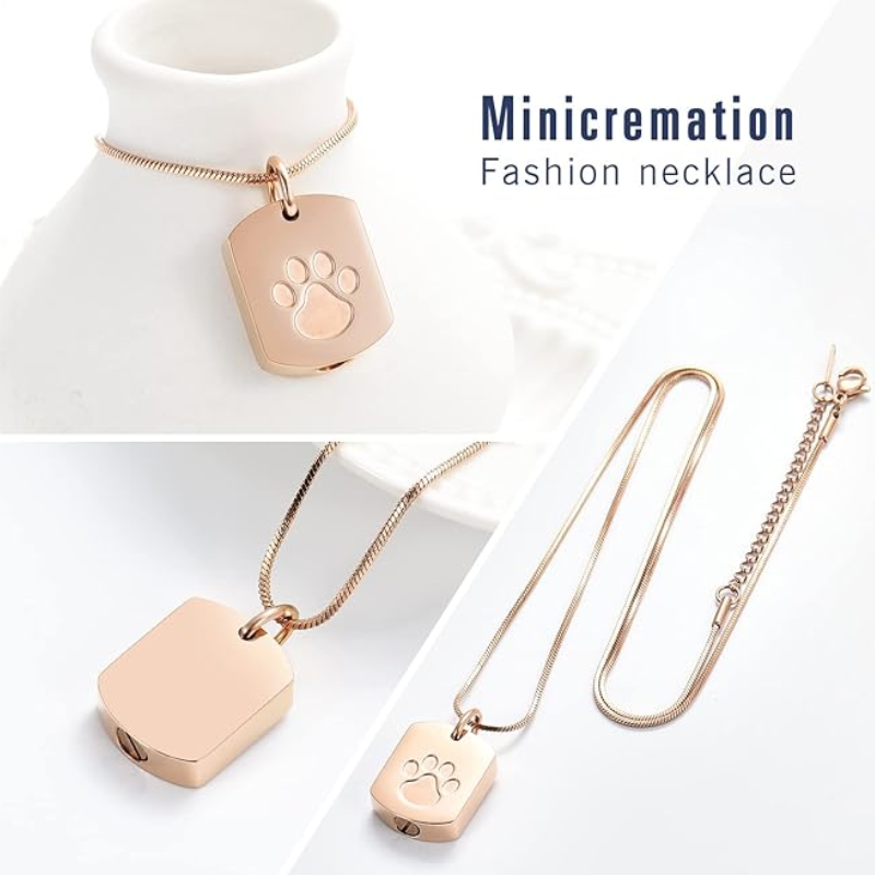 Collier Urne Chien – Étanche – Acier Souvenir