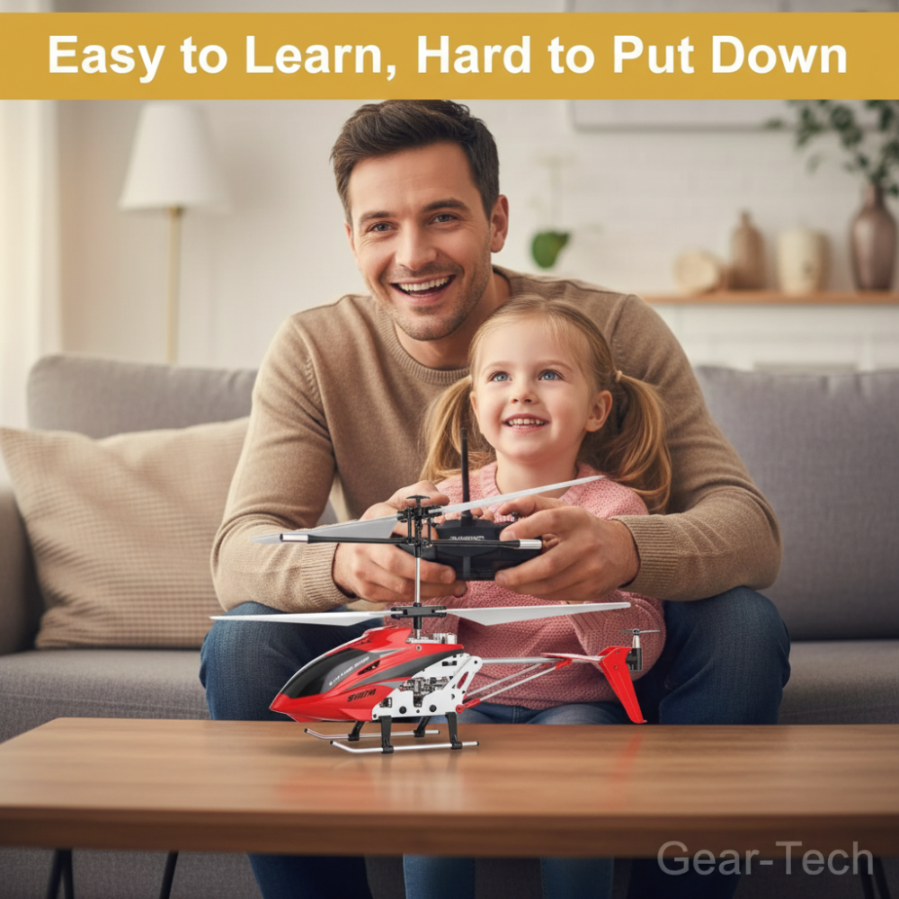 Mini Hélicoptère RC Incassable Gyroscope