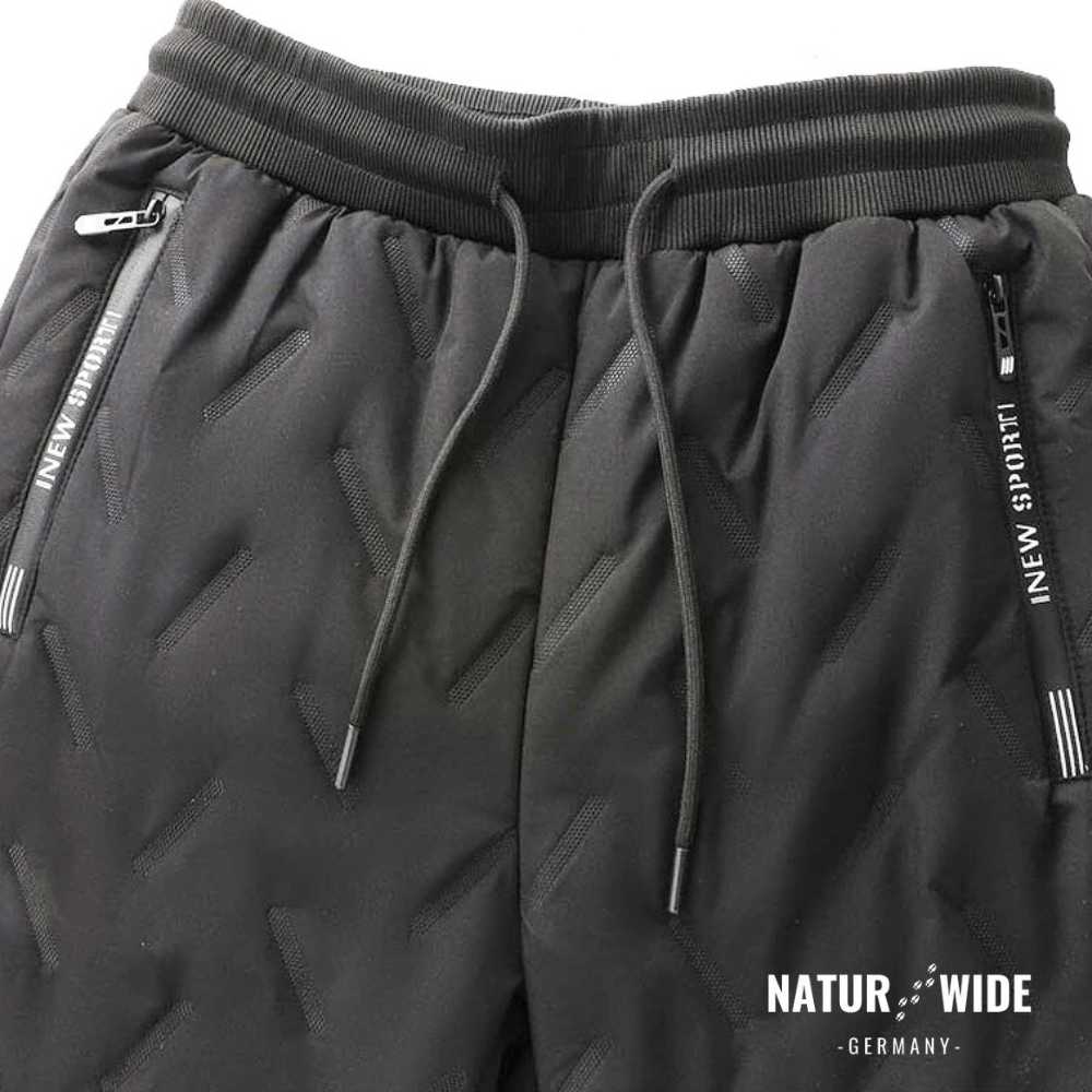 Pantalon Jogging Hiver – Doublé Polaire – Poches Zippées