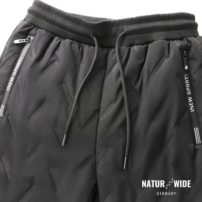 Pantalon Jogging Hiver – Doublé Polaire – Poches Zippées