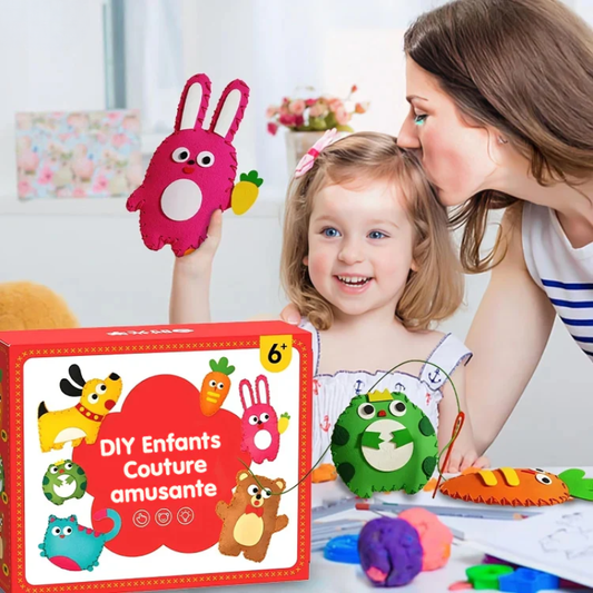 TinyStitch Kit de Couture pour Enfants | Apprentissage Créatif et Ludique
