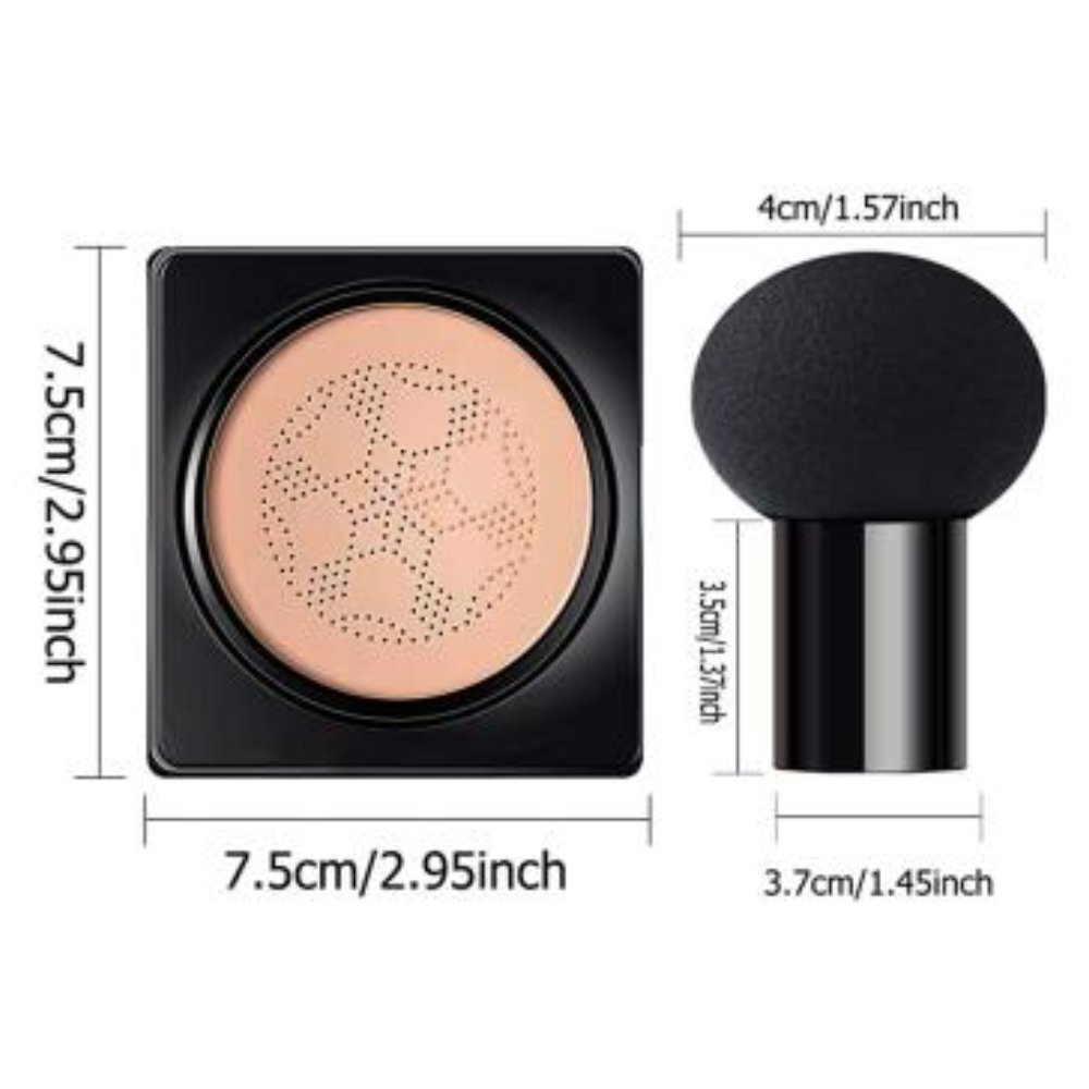 Fond de Teint Cushion – Applicateur Tampon – Couvrant