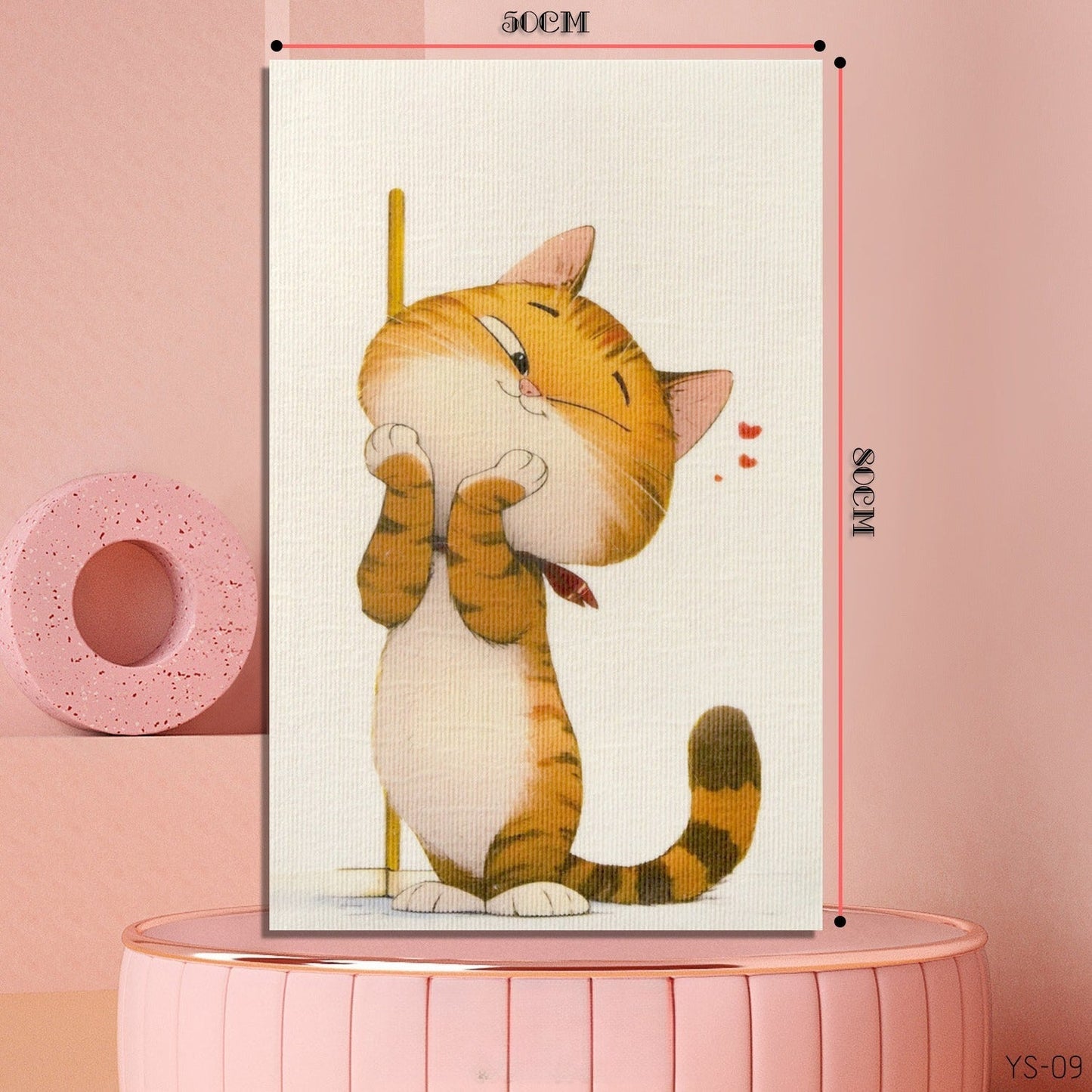 Panneau Griffoir Mural Feutre 50×80